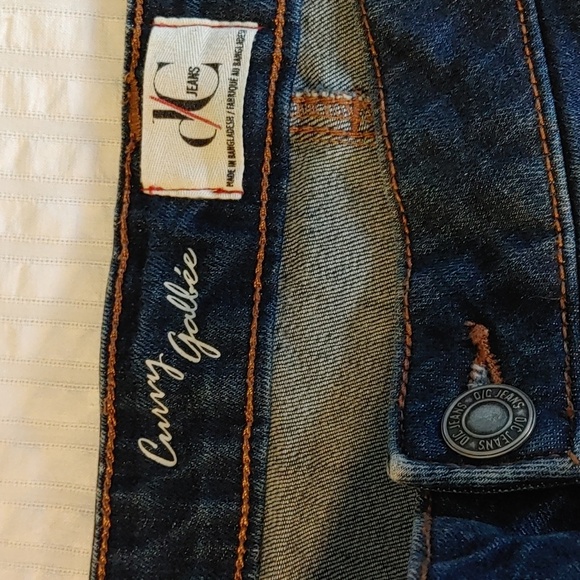 Women's DC Jeans Curvy Plus size 24 Cropped Denim Capris/Cropped Wide Leg - Picture 6 of 8